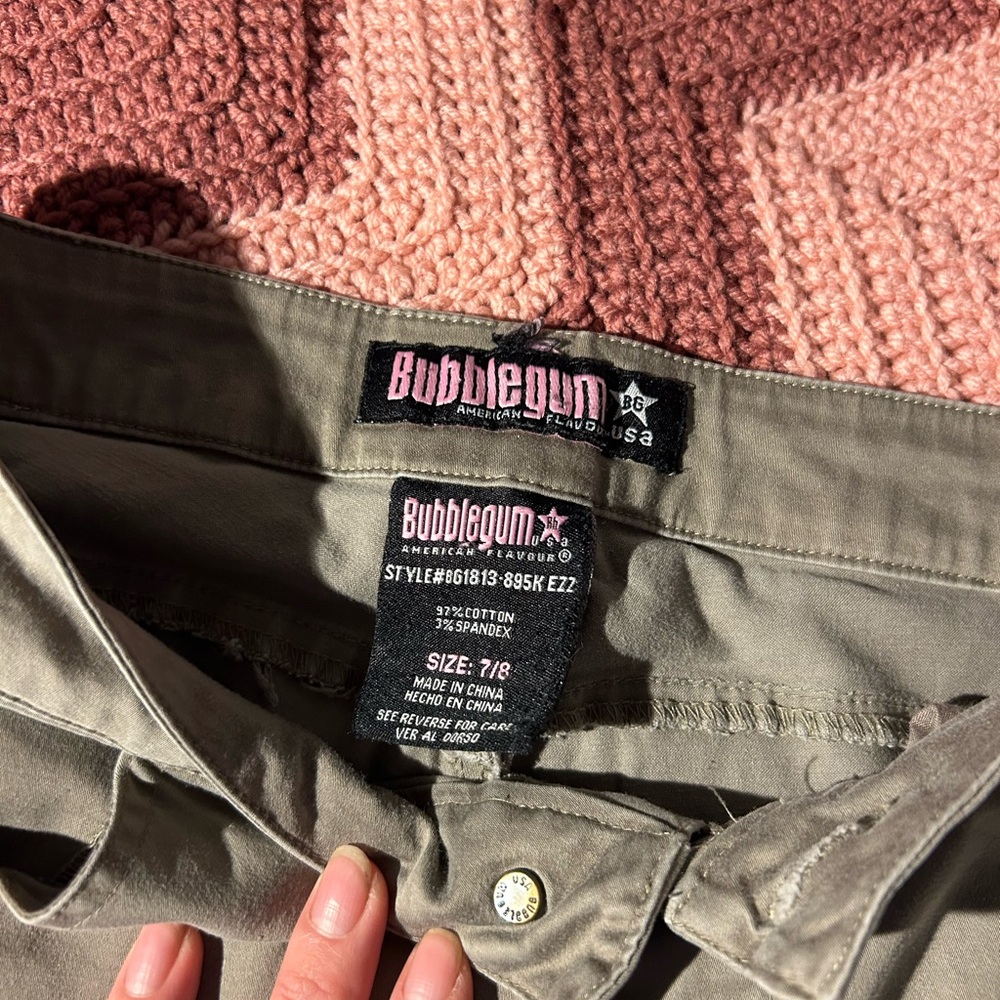LOW WAISTED Y2K BUBBLEGUM PANTS